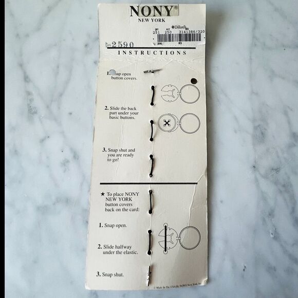 Nony Southwest Button Covers 6 Silver/Gold Tone Cactus-Thunderbird-Arrowhead - Picture 10 of 10